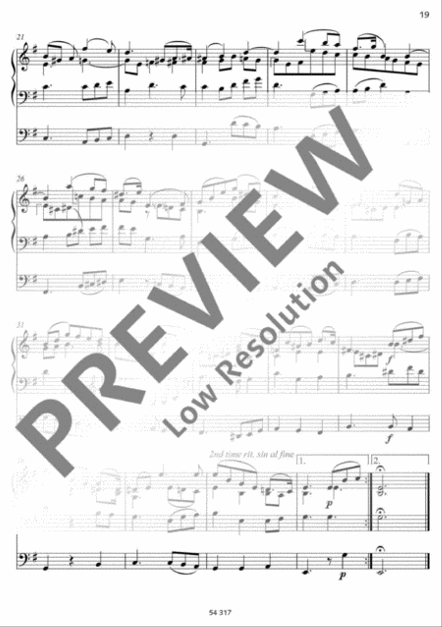 An English Suite Organ scores gallery preview page 20