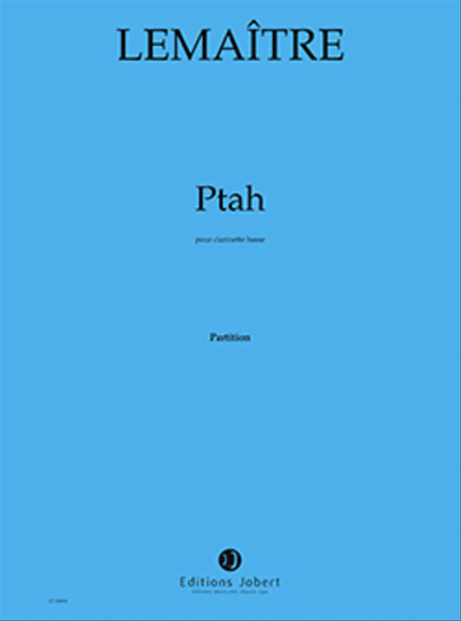 Ptah Ptah Bass Clarinet scores gallery preview page 1
