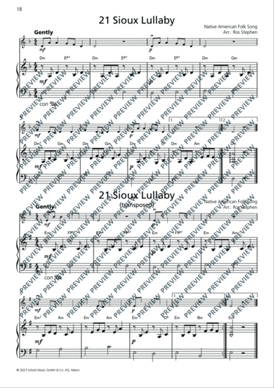 Violin Junior: Piano accompaniments 2 Violin Solo scores gallery preview page 18