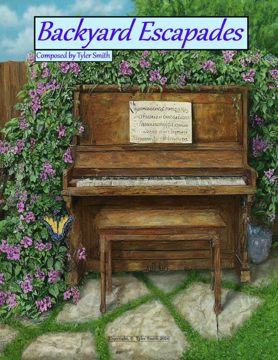 Backyard Escapades Piano Solo scores gallery preview page 1