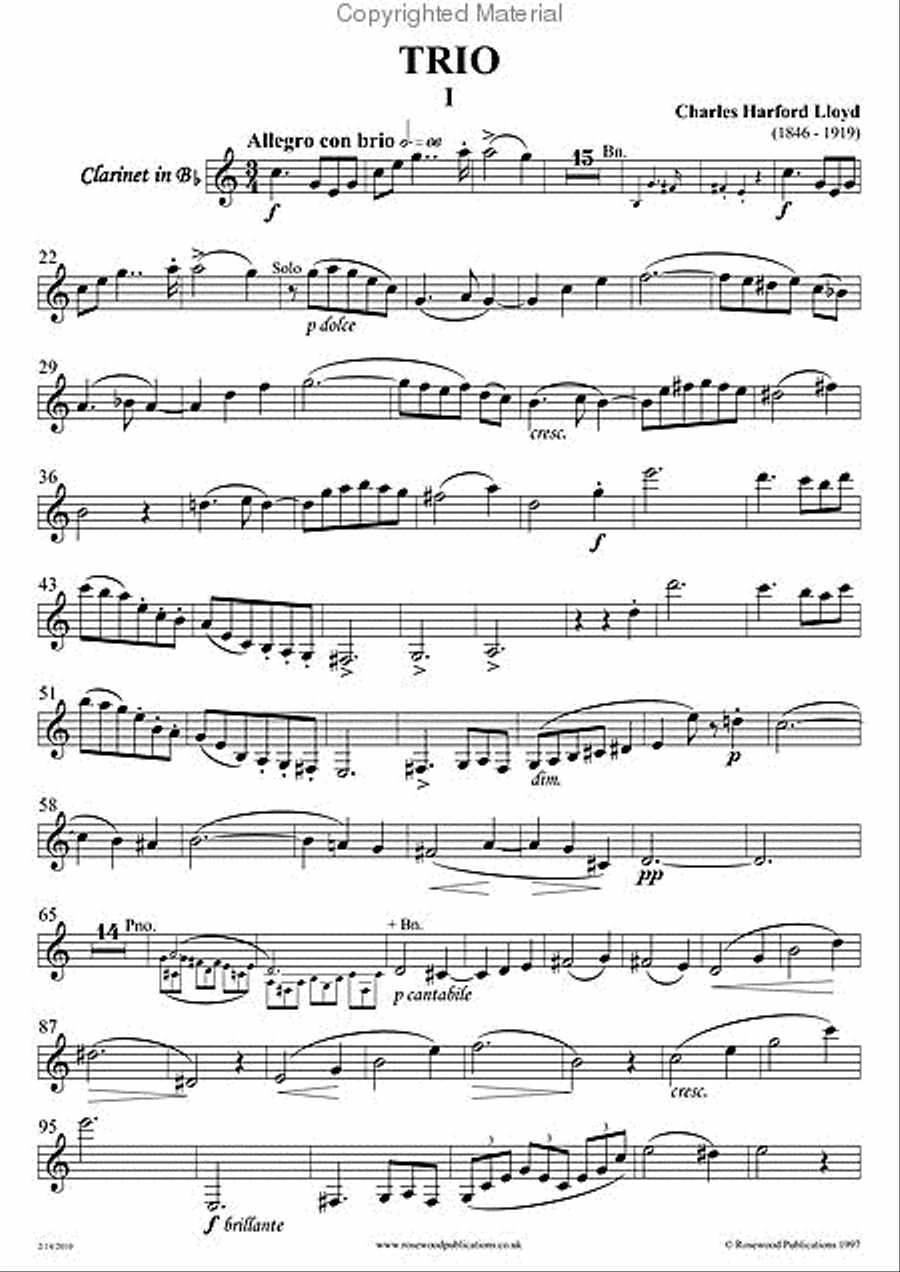 Trio Trio Bassoon scores gallery preview page 3