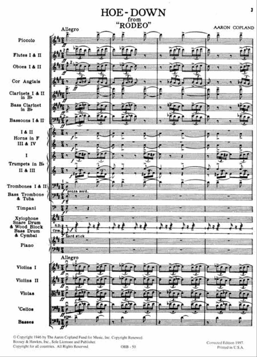 Hoe Down Hoe Down Orchestra scores gallery preview page 2