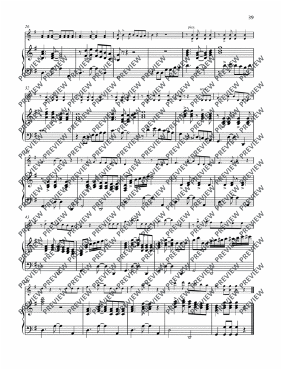 La Cucaracha Violin Solo scores gallery preview page 3