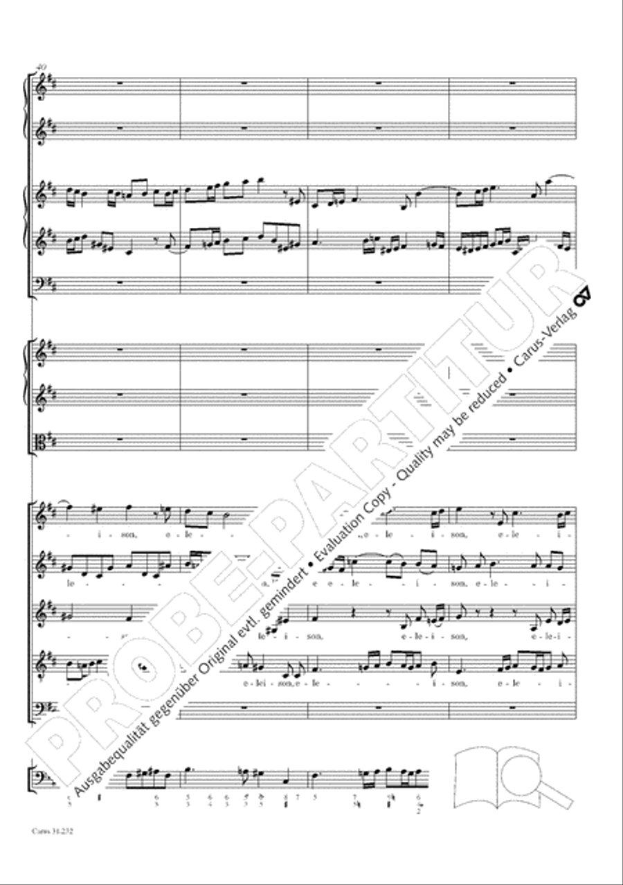 B Minor Mass, BWV 232 (Messe in h-Moll) SSATB scores gallery preview page 18