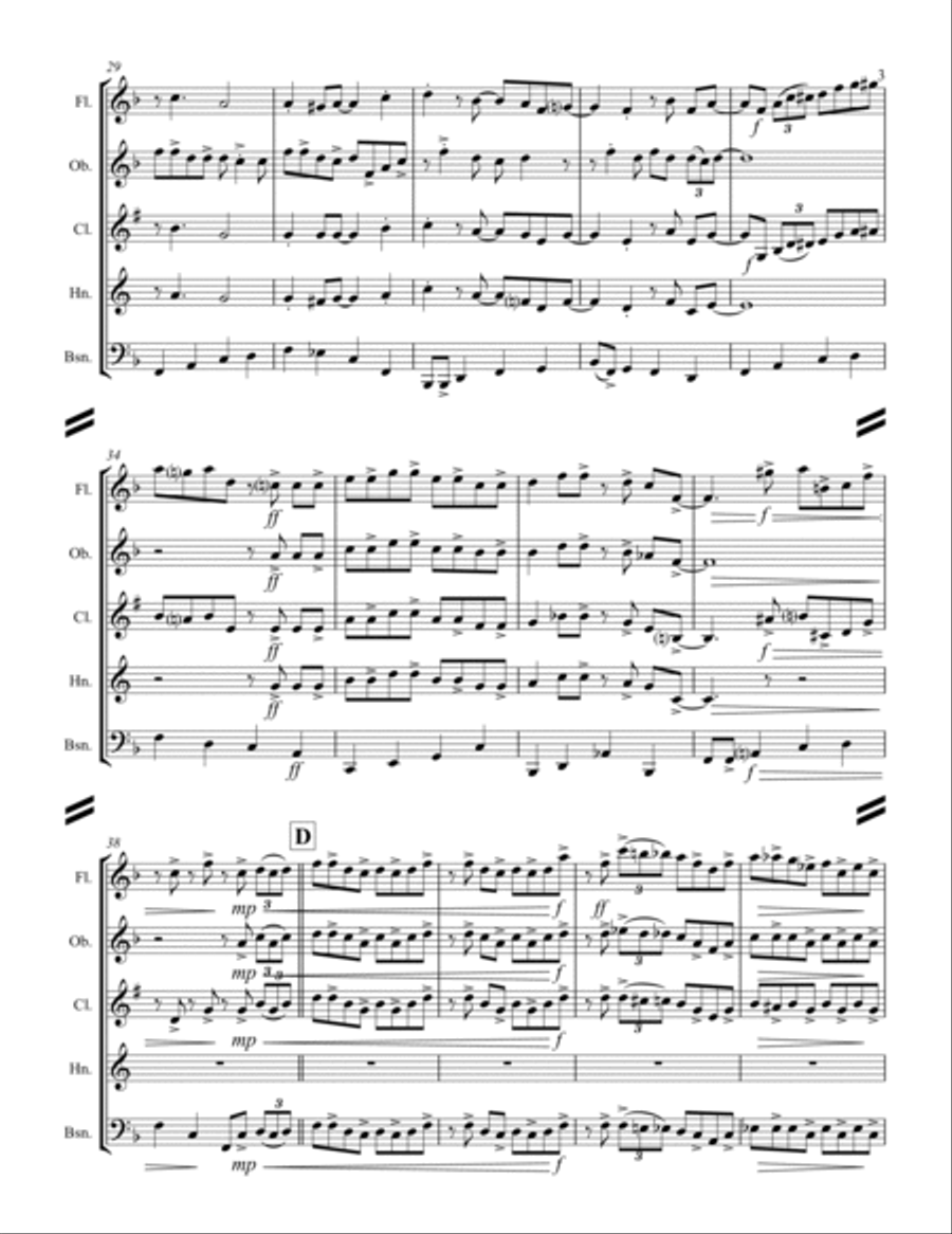 Kansas City Woodwind Quintet scores gallery preview page 4