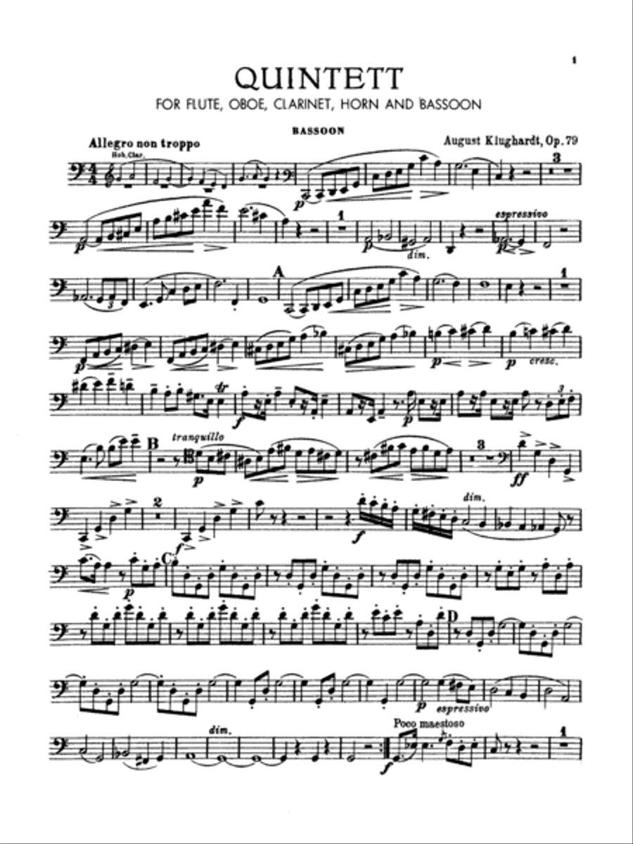 Quintet, Op. 79 Quintet, Op. 79 Woodwind Quintet scores gallery preview page 2