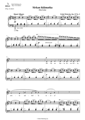 Sirkan haamatka, Op. 15 No. 2 (G minor)