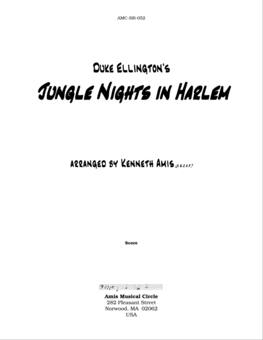 Jungle Nights in Harlem Brass Quintet scores gallery preview page 1