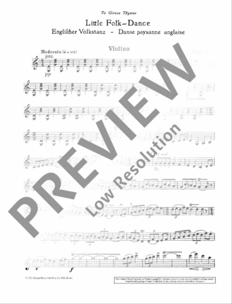 Little Folk-Dance Little Folk-Dance Piano Trio scores gallery preview page 10