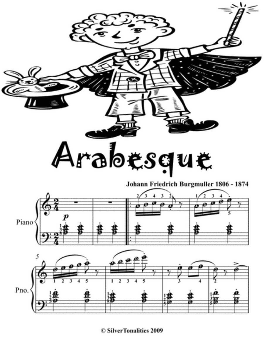 Arabesque Elementary Piano Sheet Music 2nd Edition