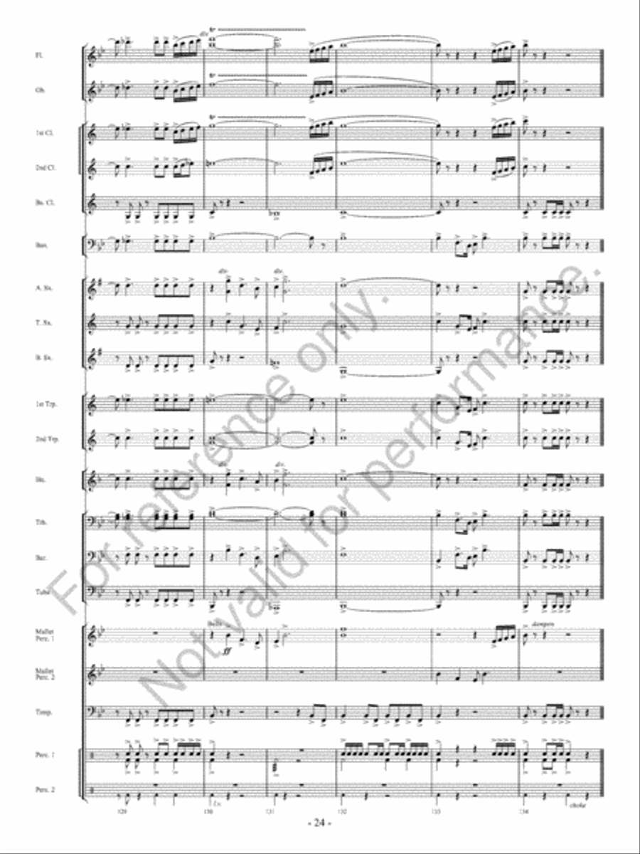 Sedona Concert Band scores gallery preview page 25
