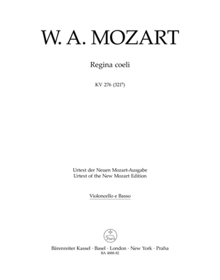 Book cover for Regina coeli KV 276 (321b)