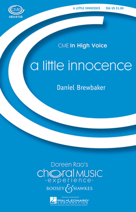 Book cover for a little innocence