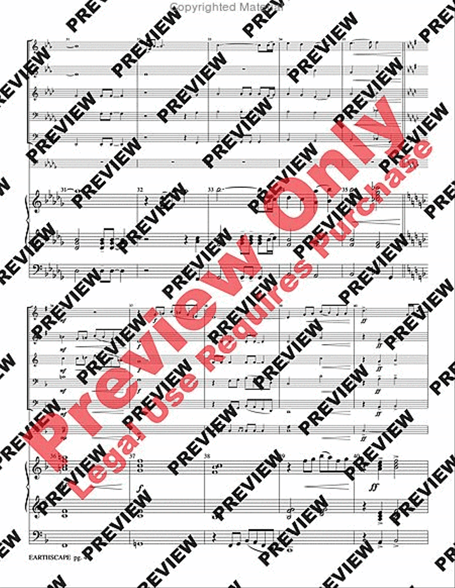 Earthscape Earthscape Brass Ensemble scores gallery preview page 6