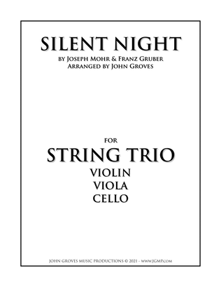 Book cover for Silent Night - String Trio