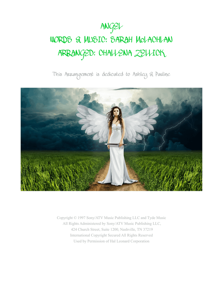 Angel Angel Easy Piano scores gallery preview page 1