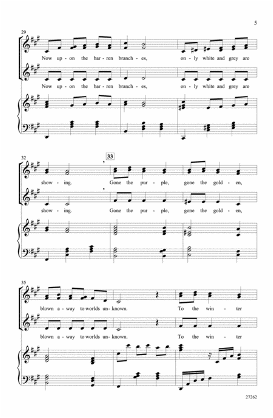 WinterSong SSA scores gallery preview page 4