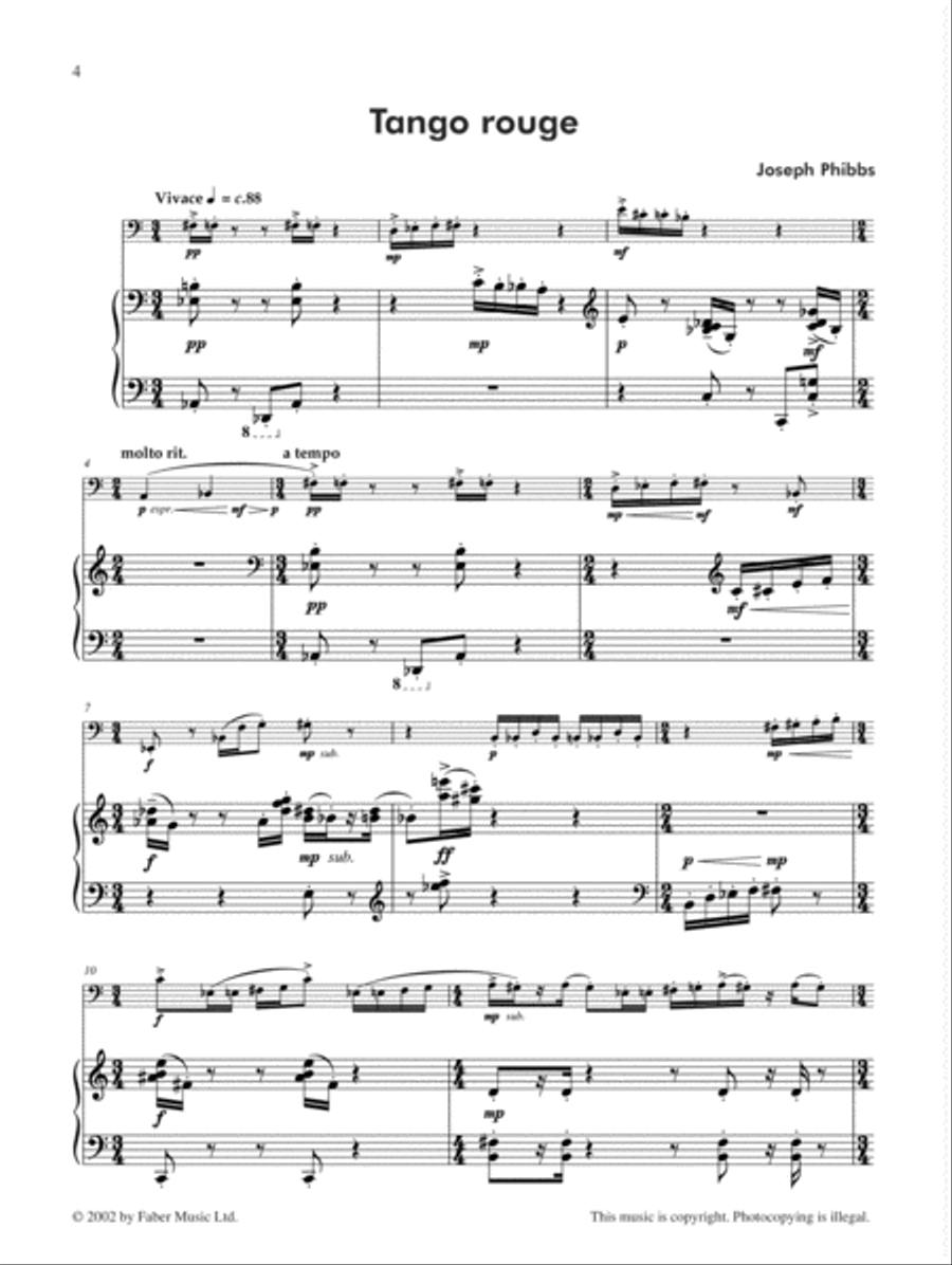 Unbeaten Tracks for Bassoon Bassoon Solo scores gallery preview page 3