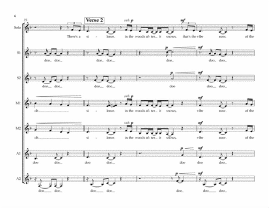 Freaking Me Out SSAA scores gallery preview page 6