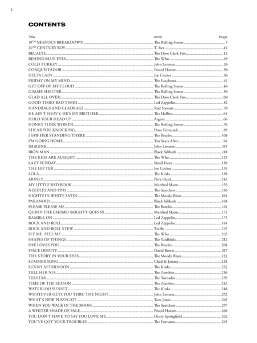 The New Guitar Big Book of Hits -- British Rock Guitar Tablature scores gallery preview page 8