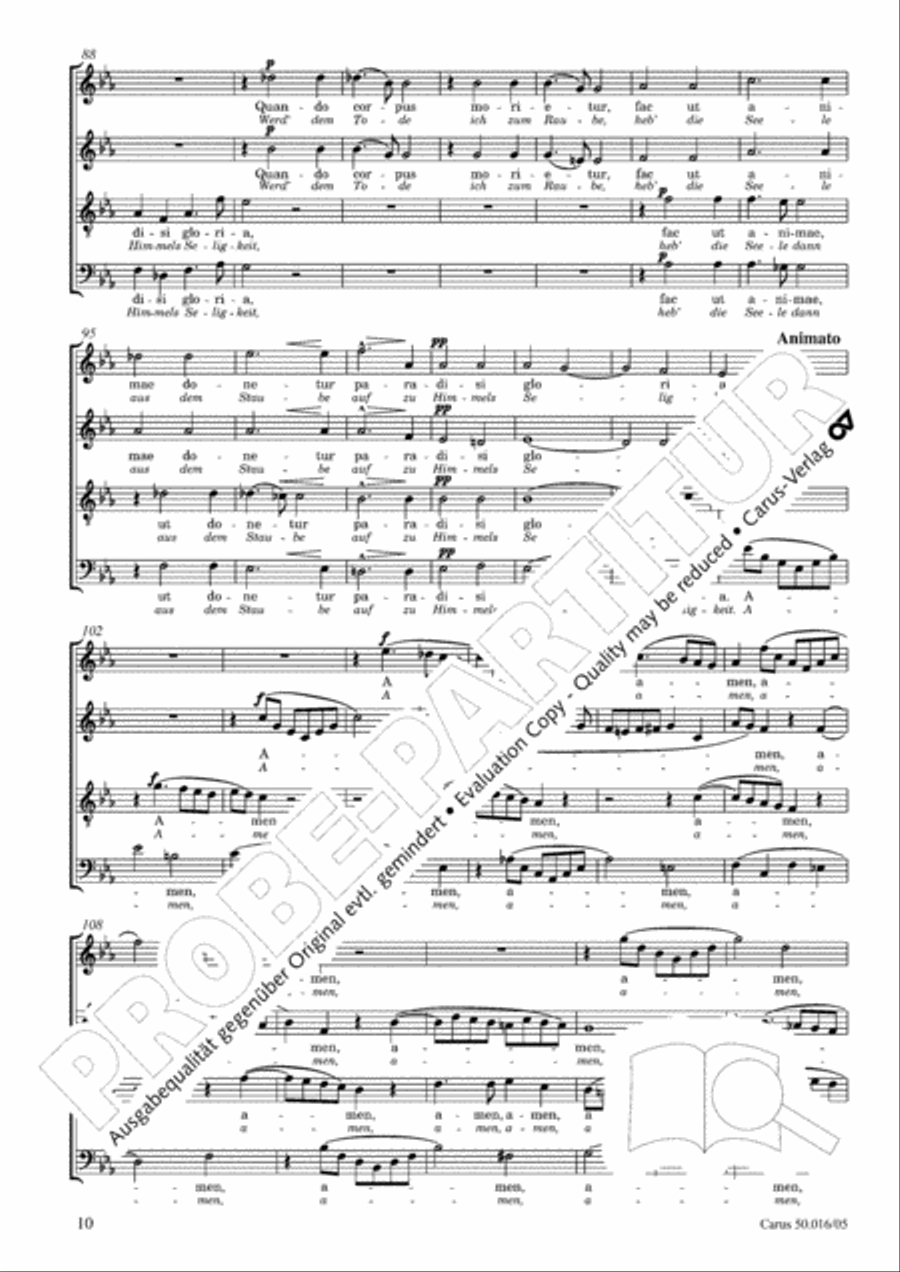 Stabat Mater in C minor STB scores gallery preview page 11