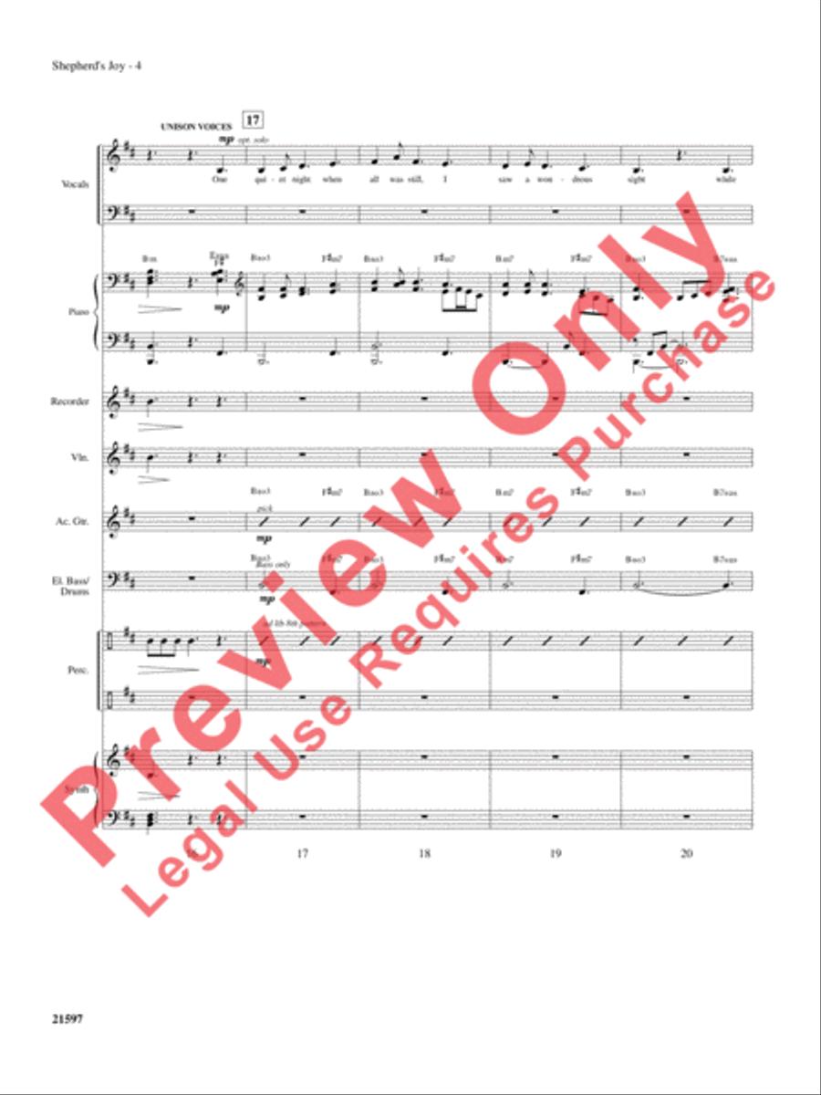 Shepherd's Joy Choir scores gallery preview page 5