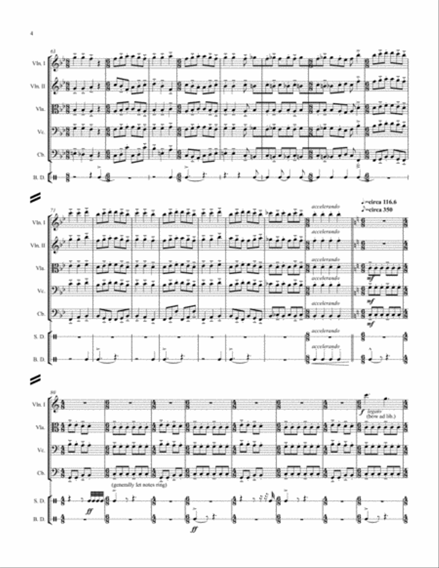Rhumbish Collesque Small Ensemble scores gallery preview page 4