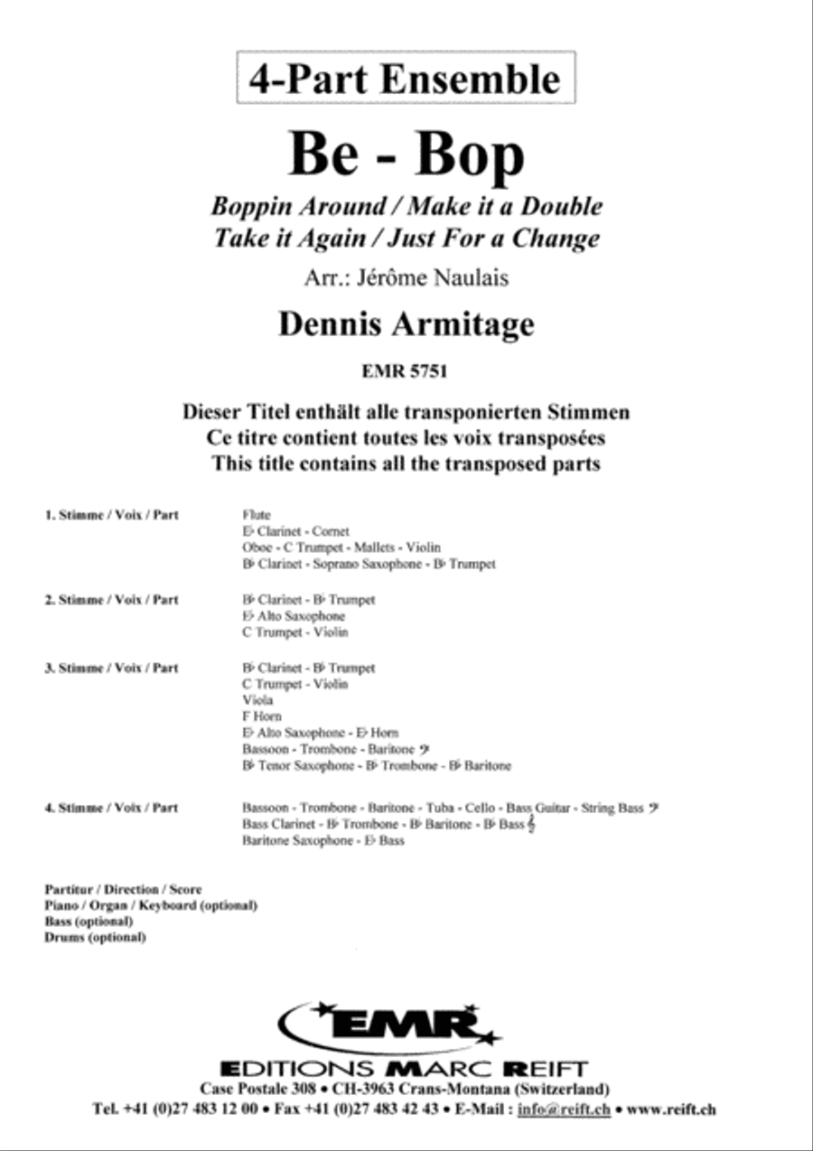 Be - Bop Be - Bop Concert Band scores gallery preview page 2