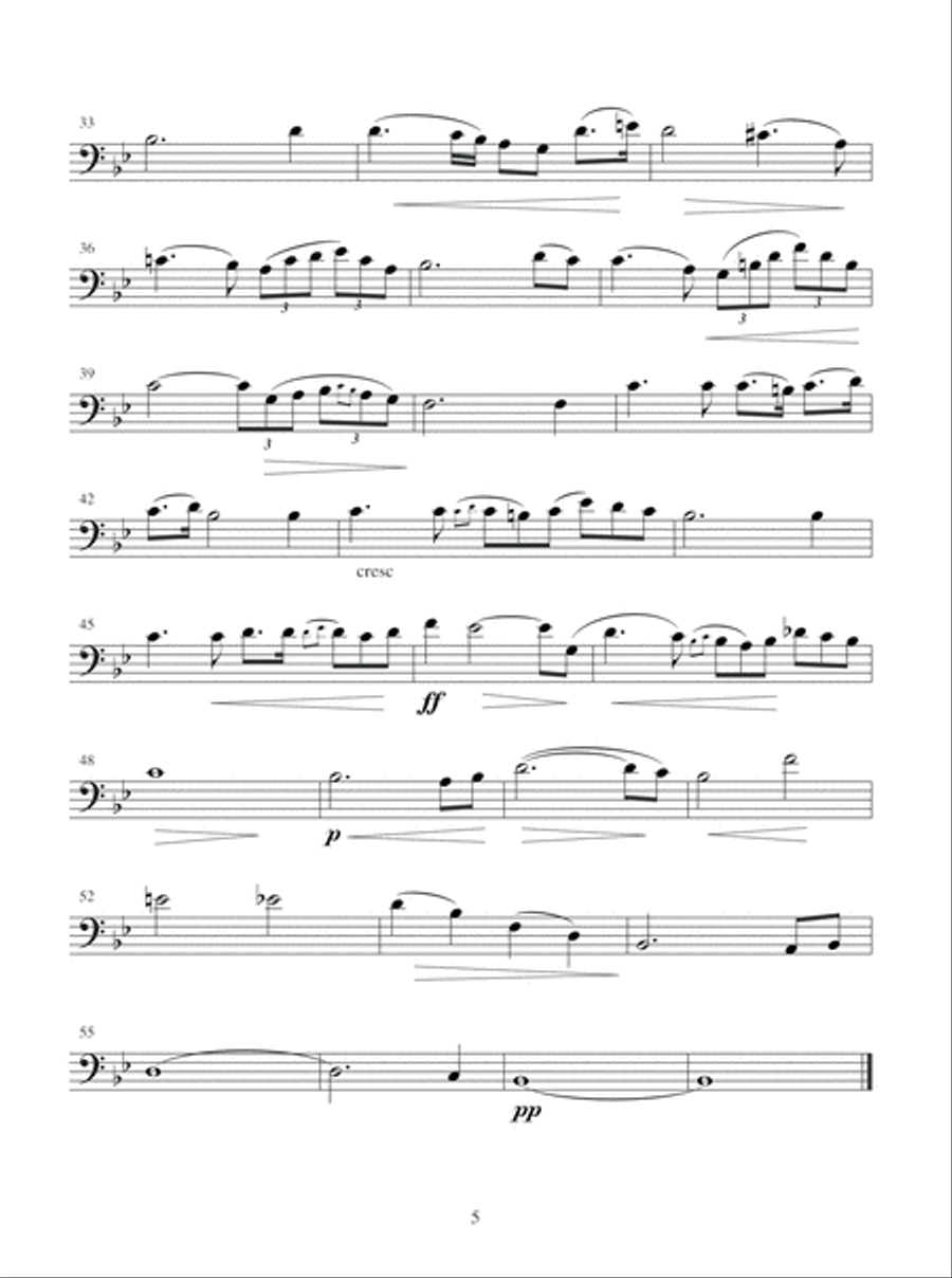 Sacred Melodies for Solo Cello Piano Accompaniment scores gallery preview page 6