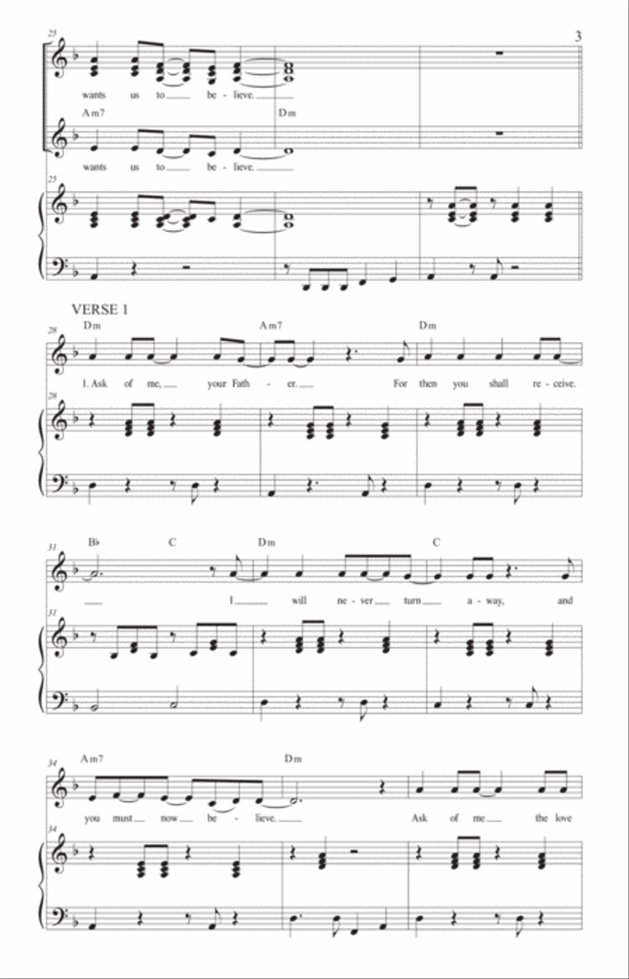 Ask and You'll Receive Ask and You'll Receive 4-Part scores gallery preview page 4