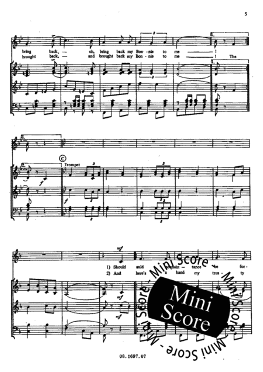 Bonnie's Medley TTBB scores gallery preview page 7