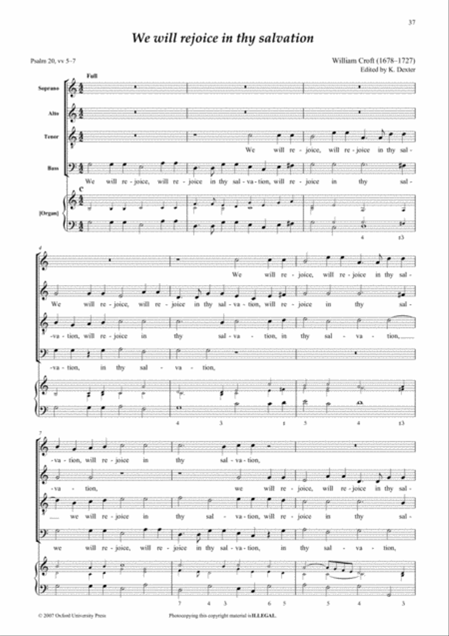 The Restoration Anthem Volume 2 1688-1714 Divisi scores gallery preview page 5