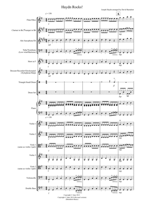 Haydn Rocks! for Flexible School Ensemble/Orchestra