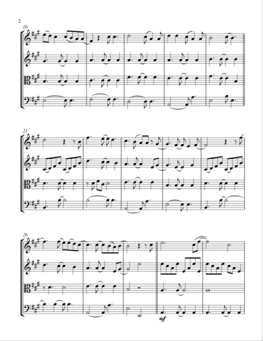 All Of Me All Of Me String Quartet scores gallery preview page 2