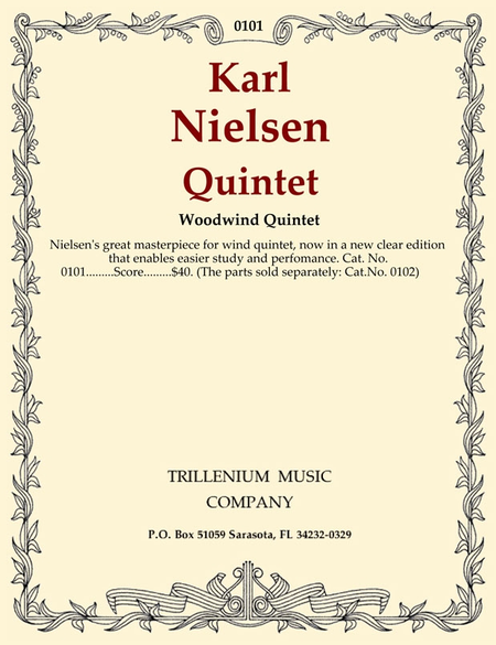Quintet Op. 43 (score)