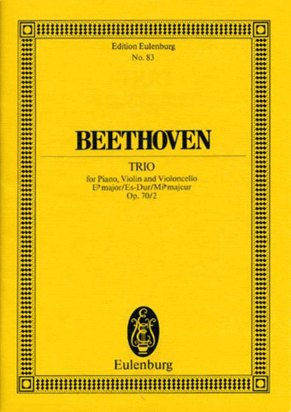 Piano Trio No. 6 Eb major op. 70/2