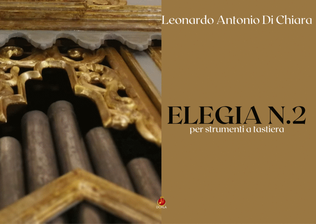 Book cover for Elegia n.2 per strumenti a tastiera