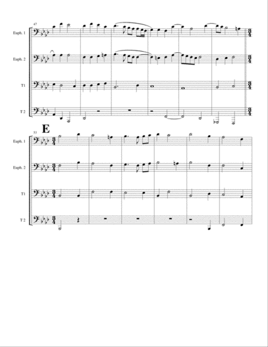 O Magnum Mysterium Brass Ensemble scores gallery preview page 5