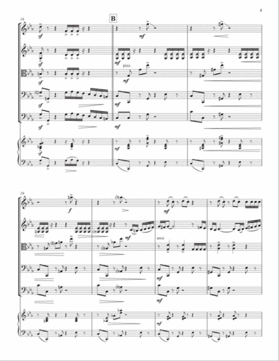 Four Tango Postcards Four Tango Postcards String Orchestra scores gallery preview page 6