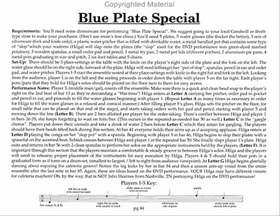 Noveltysicles - 8 Novelty Ensembles for 6 Young Percussionists Percussion Ensemble scores gallery preview page 12