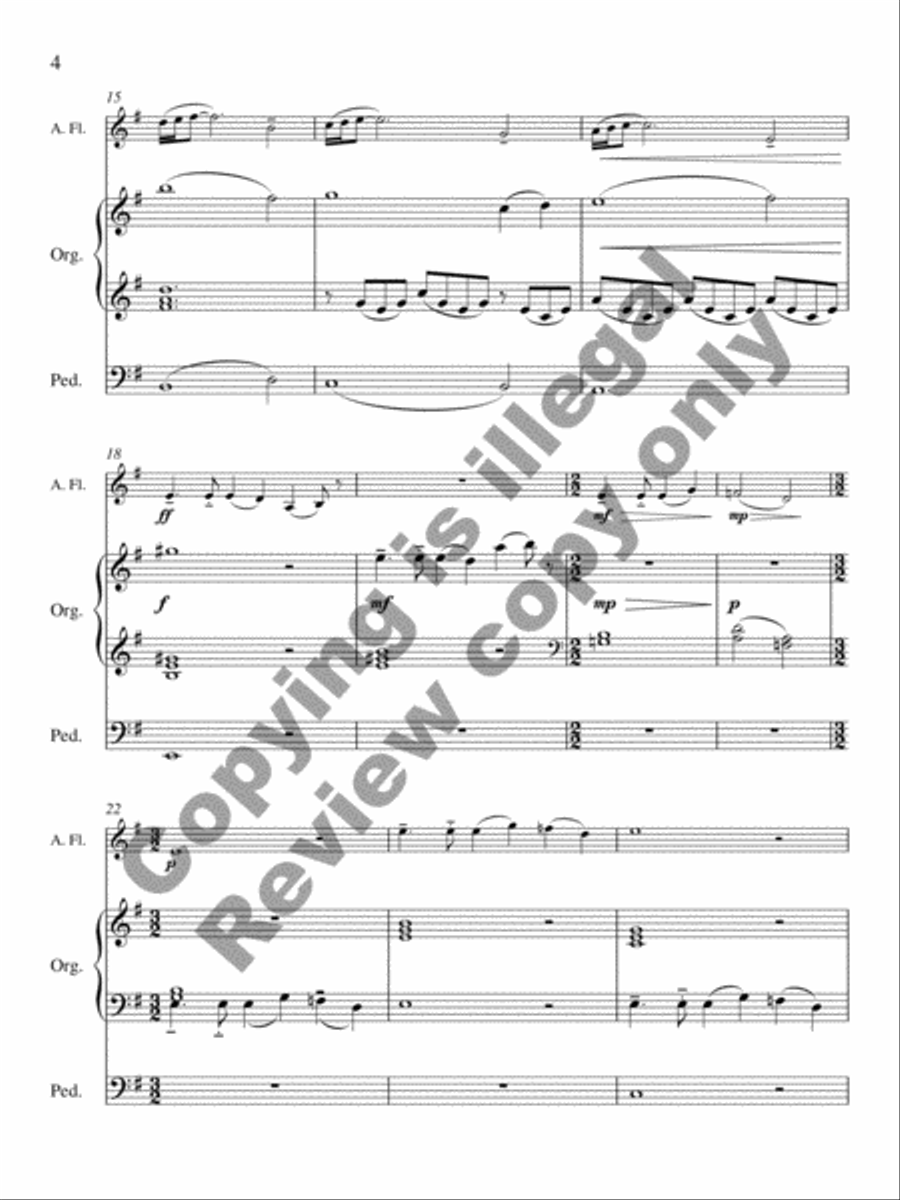 Prelude and Fughetta Prelude and Fughetta Flute scores gallery preview page 9