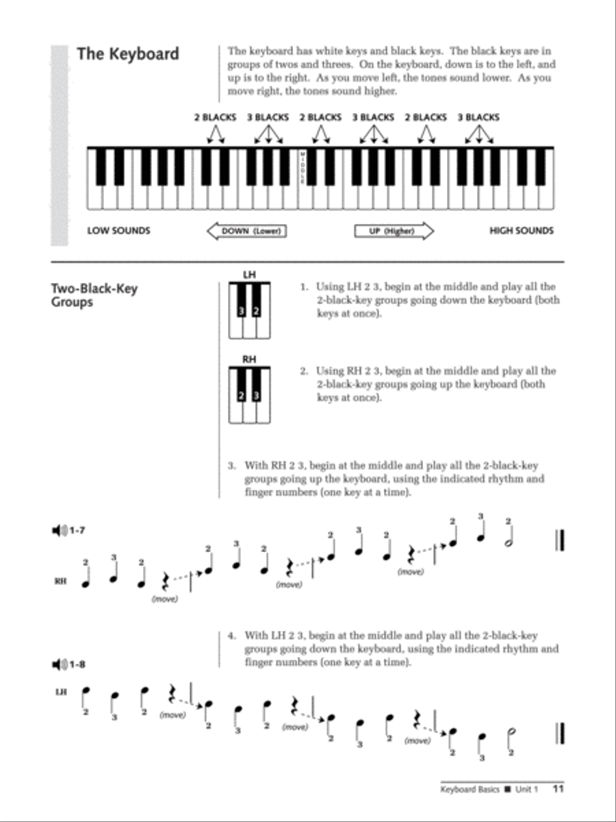 Alfred's Group Piano for Adults Student Book, Book 1 Piano Method scores gallery preview page 2