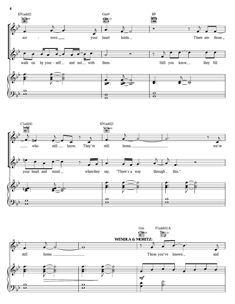 Those You've Known Piano, Vocal, Guitar scores gallery preview page 4