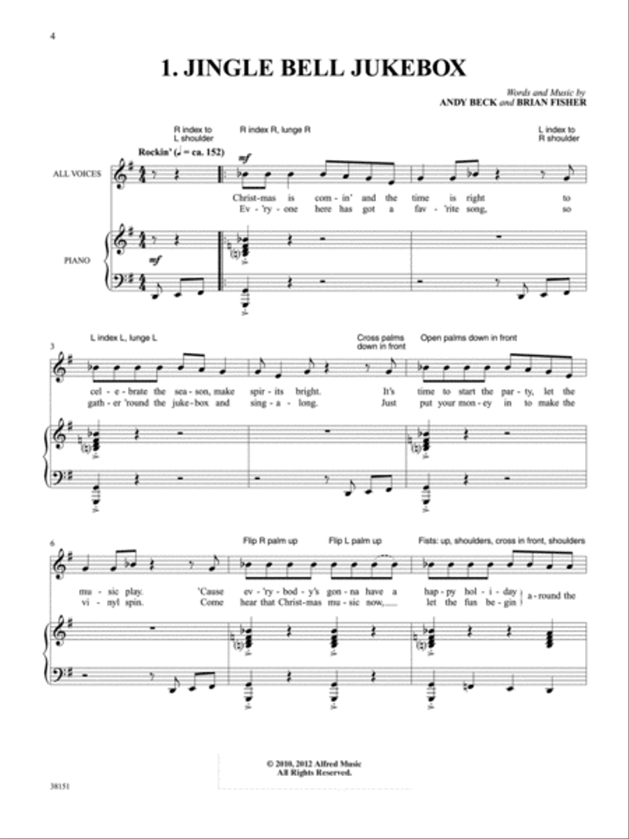 Jingle Bell Jukebox . . . The Flip Side! 2-Part scores gallery preview page 4