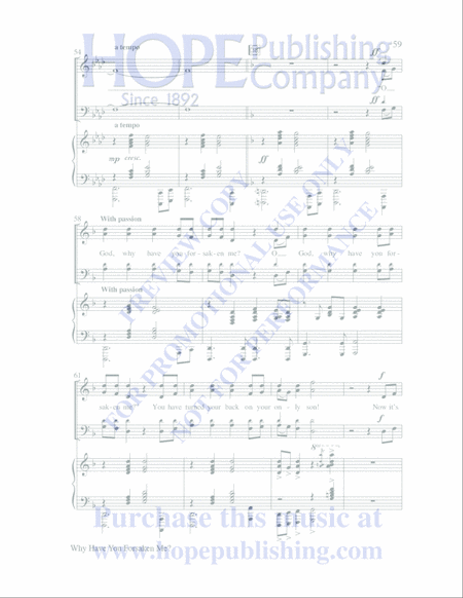 The Seven Last Days 4-Part scores gallery preview page 62