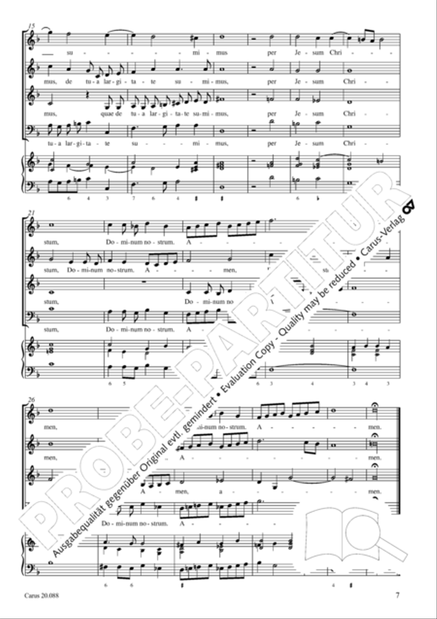 Oculi omnium in te sperant, Domine Score scores gallery preview page 8
