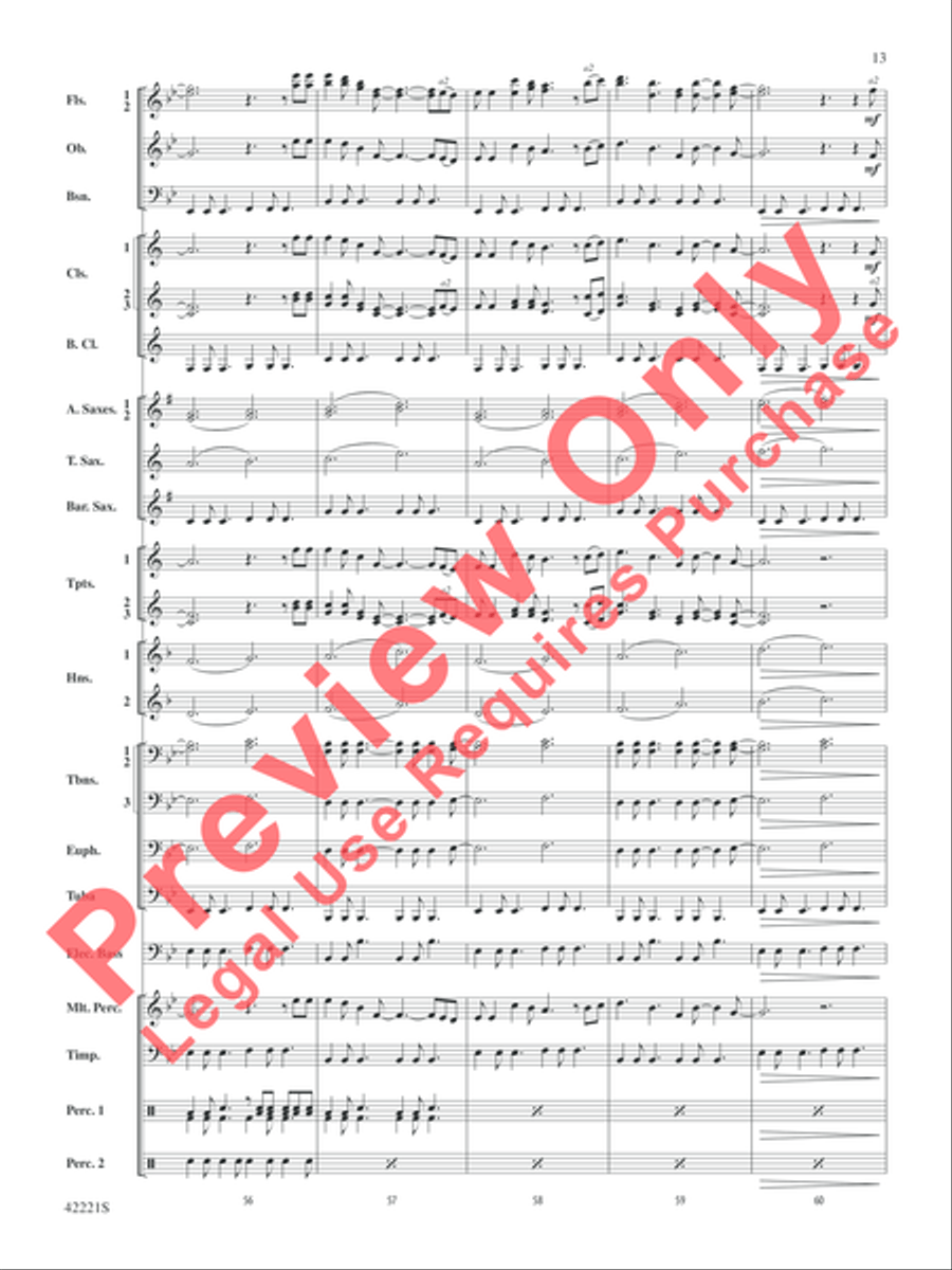 Carry On Concert Band scores gallery preview page 14
