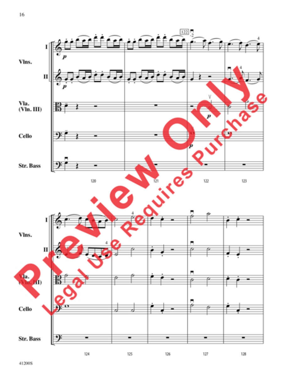 Allegro Molto Allegro Molto String Orchestra scores gallery preview page 17