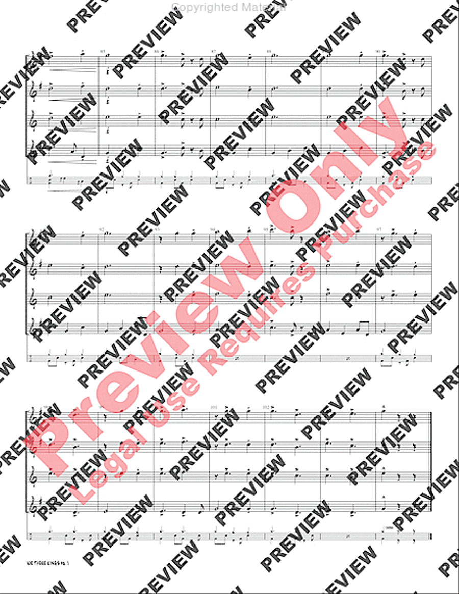 Swingin' Saxes Christmas, Set 2 Small Ensemble scores gallery preview page 19