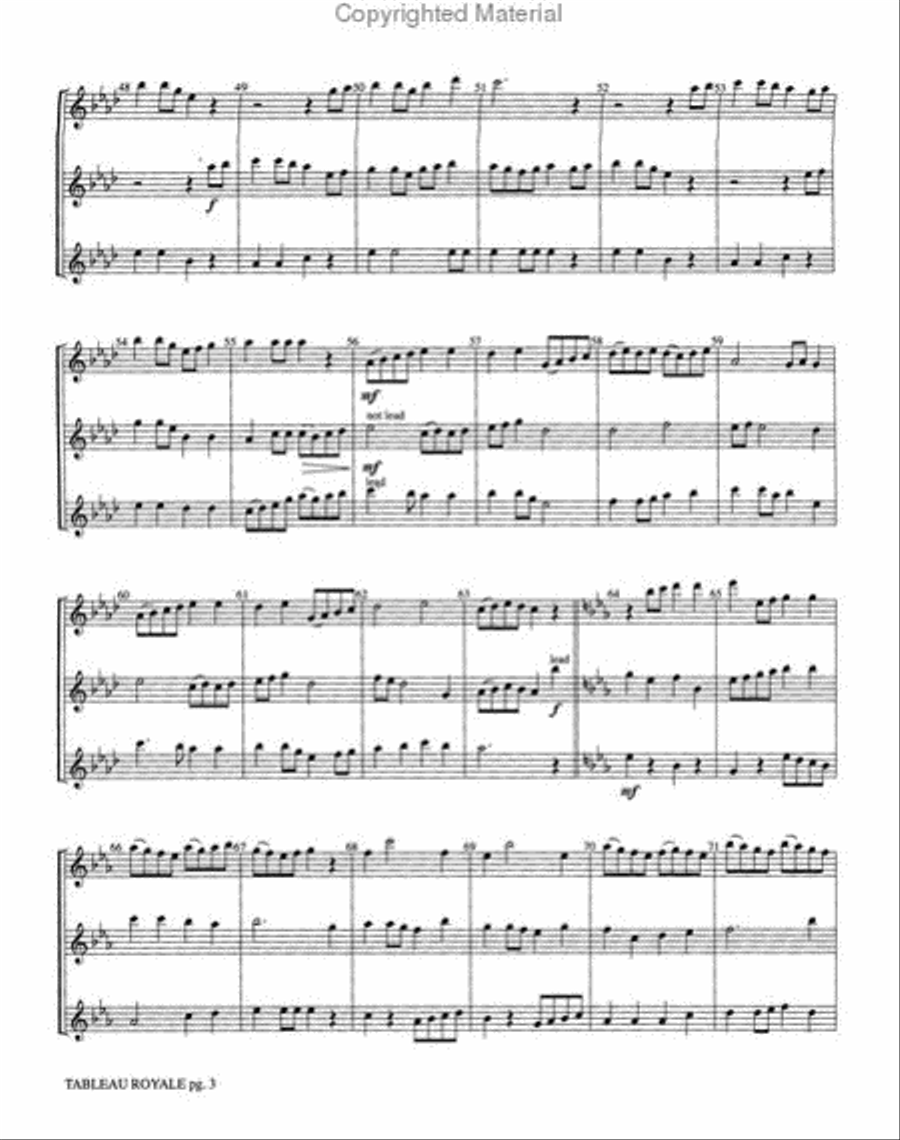 Tableau Royale Small Ensemble scores gallery preview page 3
